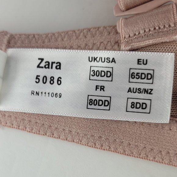 NWT Panache Zara Nude Multiway Padded Plunge Bra 30DD - Picture 8 of 10